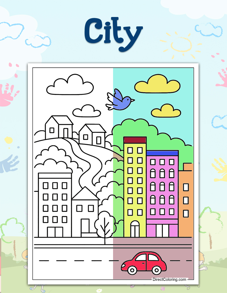 City Coloring Pages